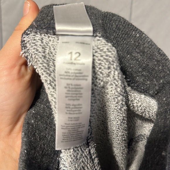 Carters gray sweatpants, size 12 months - Picture 3 of 3